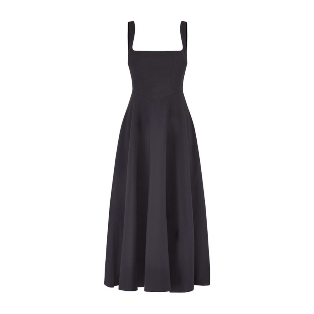New Odd Muse The Ultimate Muse High Waist square neck midi dress